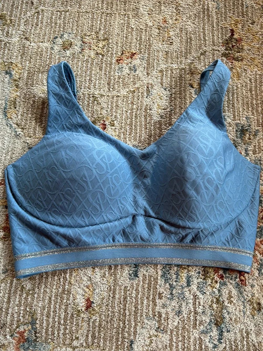 Victoria's Secret Steel Blue Wireless Comfort Bralette